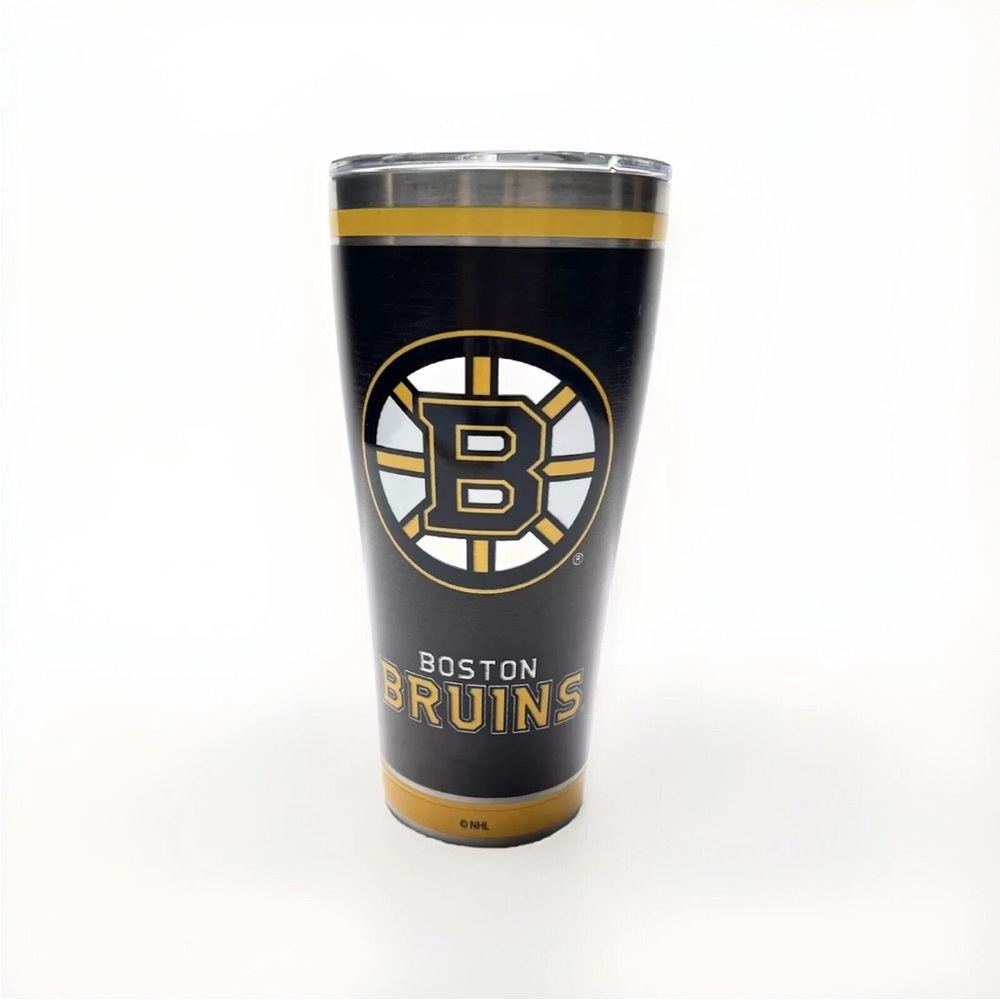 NHL Boston Bruins Stainless Steel Tumbler 30 oz Tervis Blackout -Free Shipping